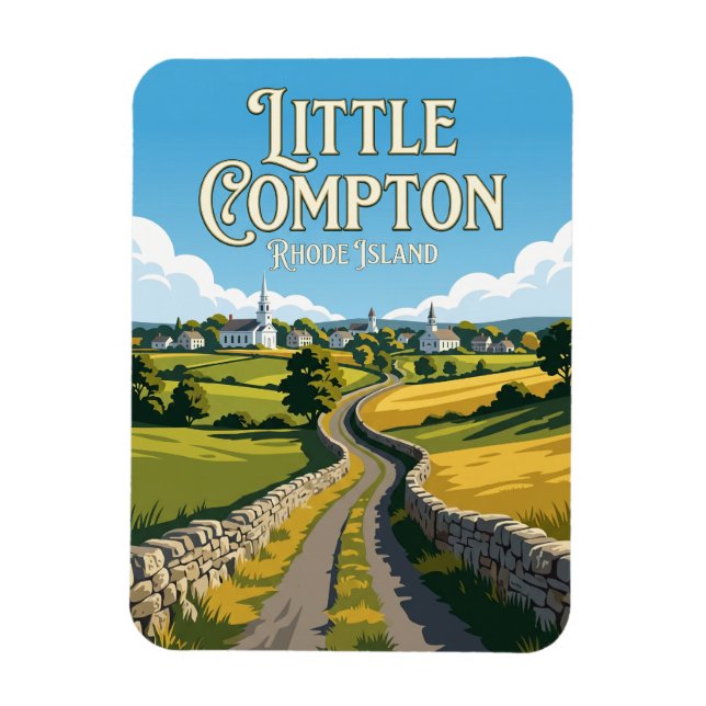 Ímã Little Compton Rhode Island (Vertical)
