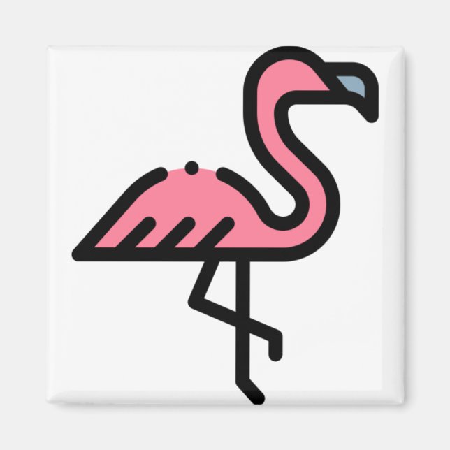 Imã Little Flamingo (Frente)