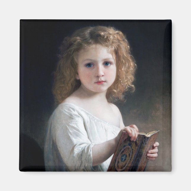 Imã Little Girl, Bouguereau (Frente)