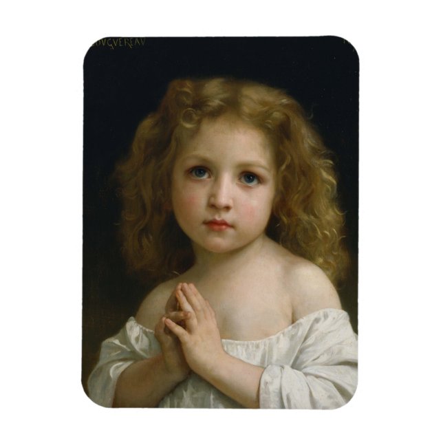 Ímã Little Girl by William-Adolphe Bouguereau (Vertical)