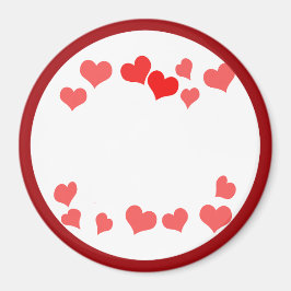 Imã Little Hearts - Add Your Message