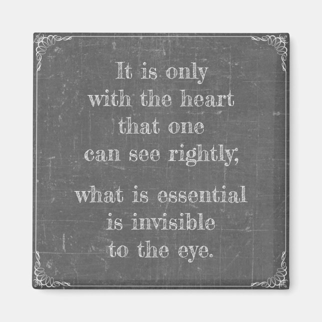 Imã Little Prince citação (Frente)