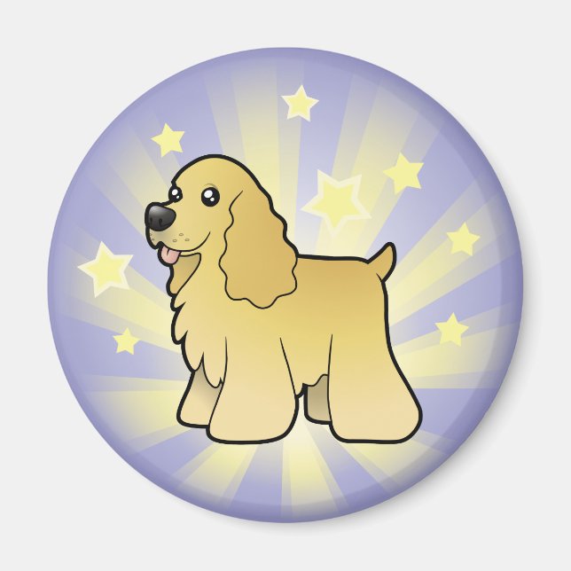 Imã Little Star American Cocker Spaniel (Frente)