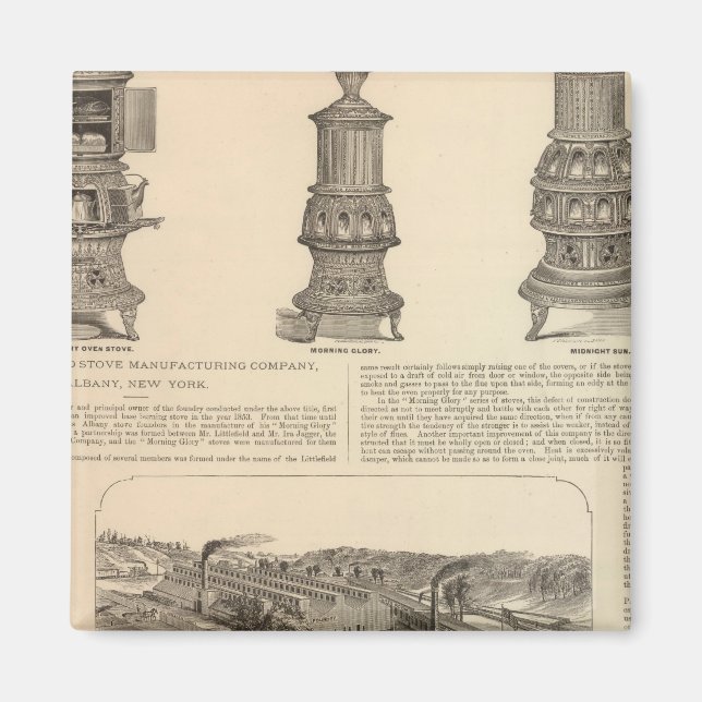 Imã Littlefield Stove Manufacturing Company (Frente)