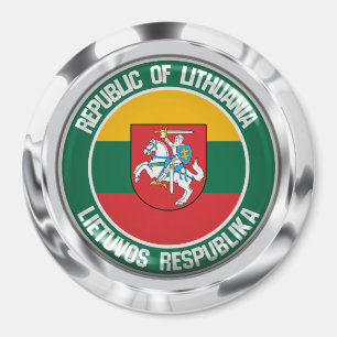 Imã Lituânia Round Emblem