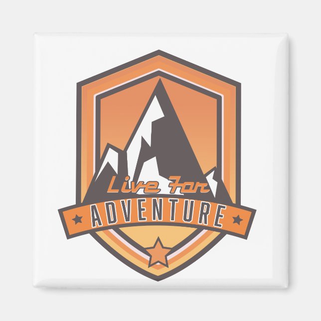 Imã Live for Adventure (Frente)