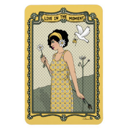 Ímã Live In Moment_C_4x6 Refrigerator Magnet