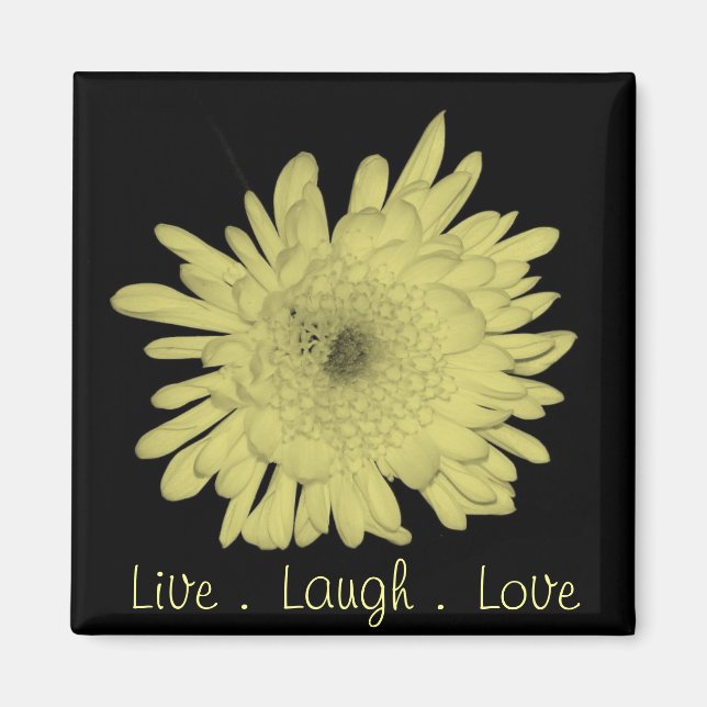 Imã Live Laugh Love (Frente)