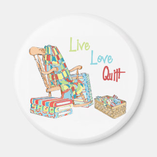 Imã Live..Love.. Quilt