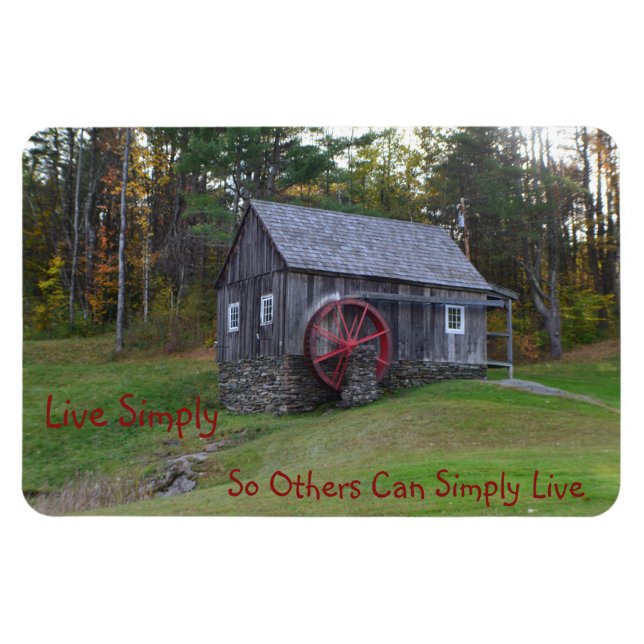 Ímã Live Simplesmente Old Mill (Horizontal)