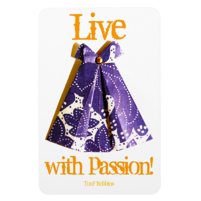 Ímã Live with Passion Magnet (Vertical)