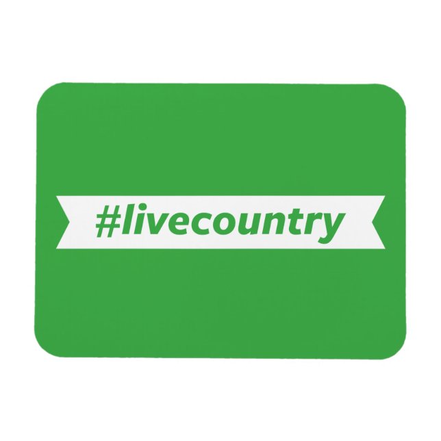 Ímã #LiveCountry (Horizontal)
