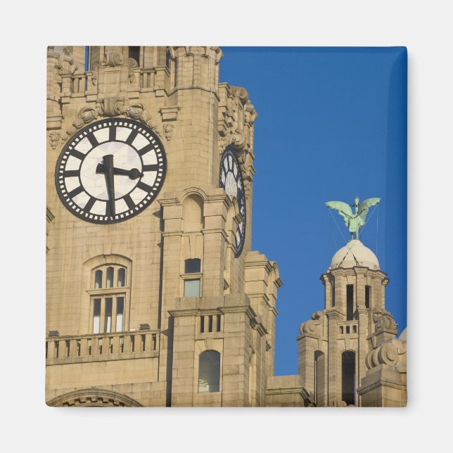 Imã Liver Building, Liverpool, Merseyside, Inglaterra (Frente)