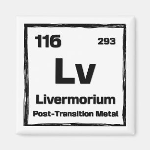 Imã Livermório (Lv) - Tabela Periódica dos Elementos