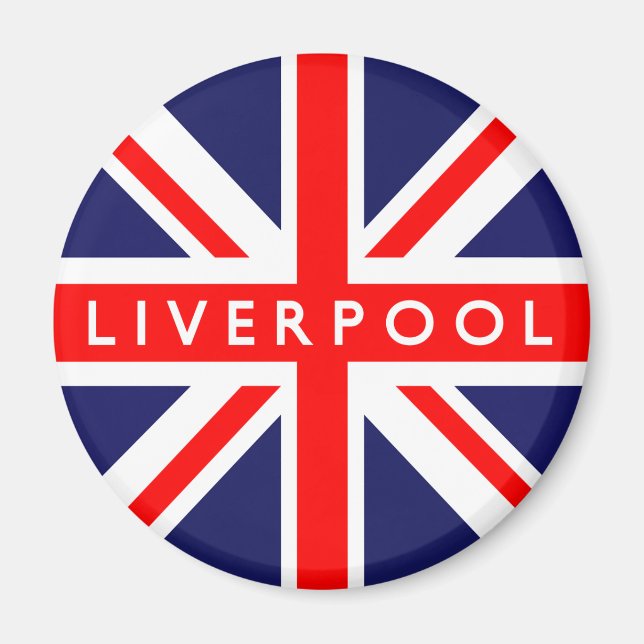 Imã Liverpool UK Flag (Frente)