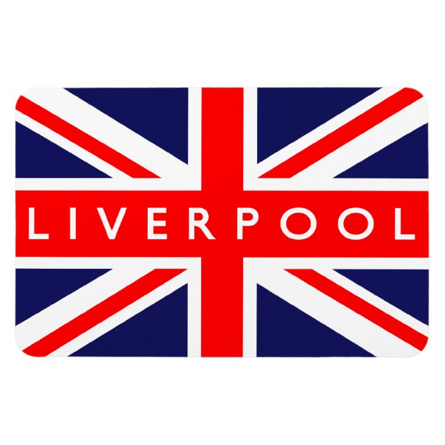 Ímã Liverpool UK Flag (Horizontal)