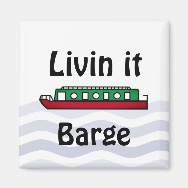 Imã Livin it Barge Canal Boat (Frente)