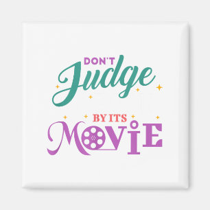 Imã Livrinho Divertido - Não Julgue um Livro pelo Film