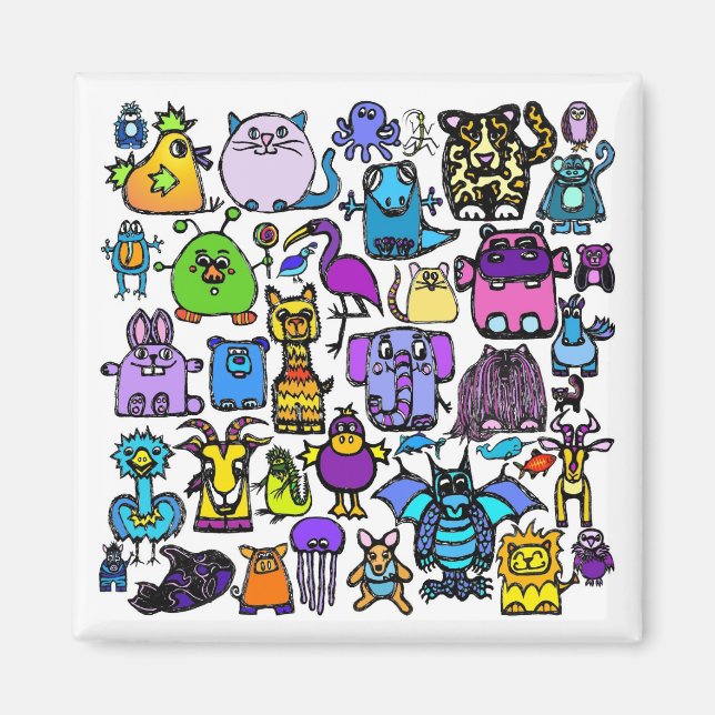 Imã "livro alfabético" - Magnet (Frente)