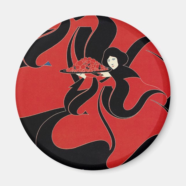 Imã Livro de Ação de Graças de Arte Nova Antiga (Frente)