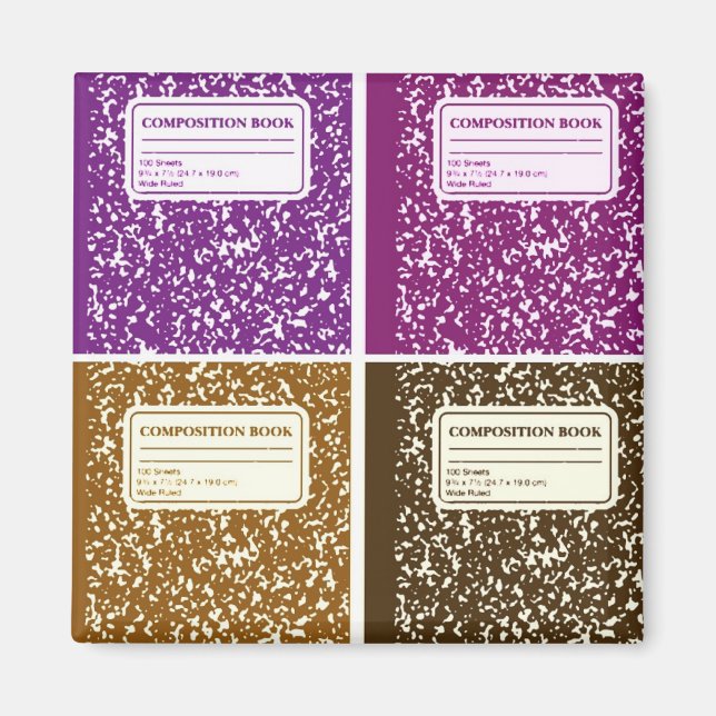 Imã Livro de Composição/Professora Estudante (Frente)