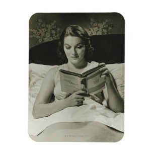 Ímã Livro de leitura da mulher