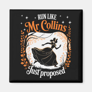 Imã Livro engraçado meme Corra como se o Sr. Collins t