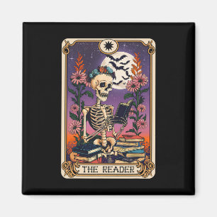 Imã Livro Lover Tarot Card O Leitor Mystic Funny Skel