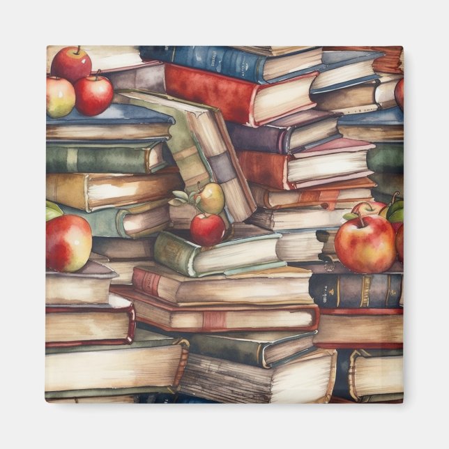 Imã Livros Amantes e Professores (Frente)