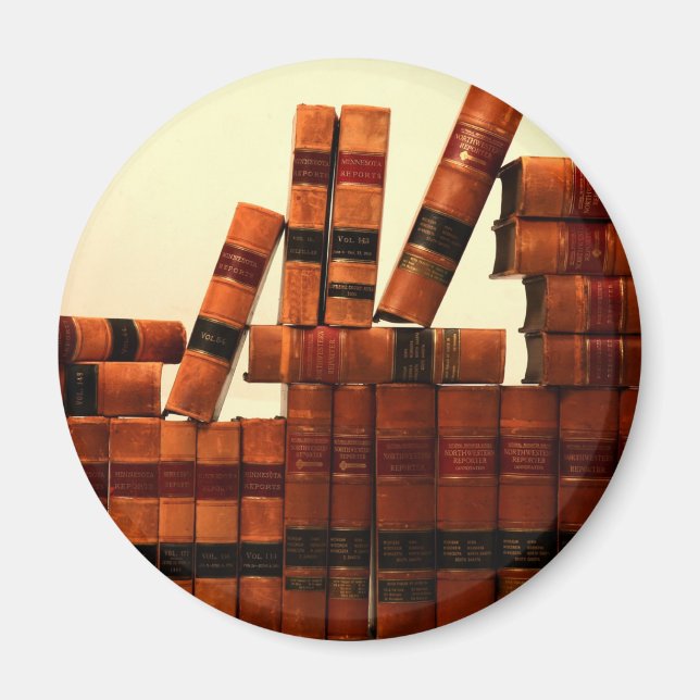 Imã Livros Antigos de Couro (Frente)