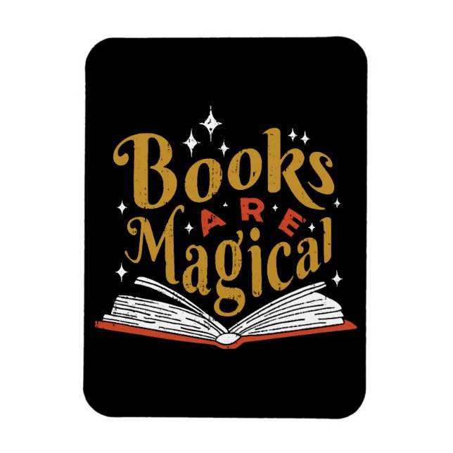 Ímã Livros Antigos São Mágicos (Vertical)