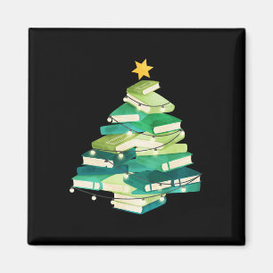 Imã Livros de feliz Pine Tree Divertimento Lover Ch
