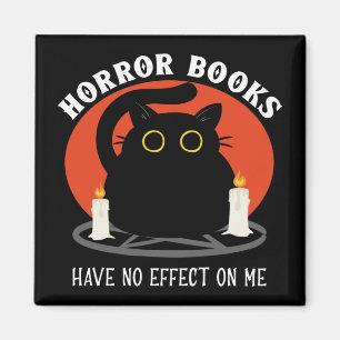 Imã Livros De Horror Não Têm Efeito Em Mim - Gato Negr