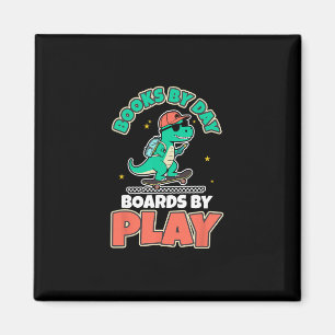 Imã Livros de Skate de Dinossauro Atividade Divertida