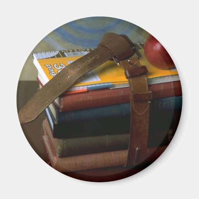 Imã Livros Escolares Antigos Fashiados (Frente)