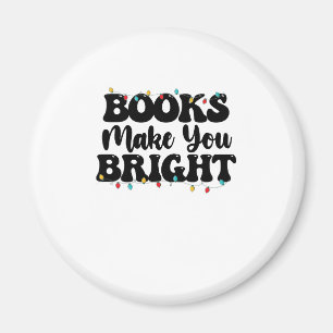 Imã Livros Fazem Você Brilhante Leitura de Natal