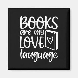 Imã Livros São Minha Linguagem do Amor Amante da Leitu