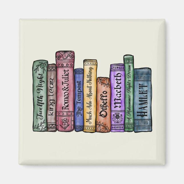 Imã Livros Shakespeare n.o 1 (Frente)