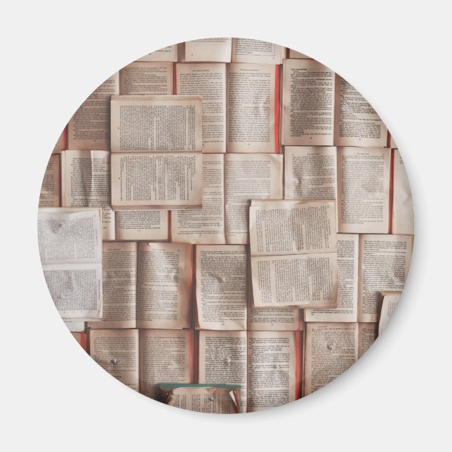 Imã Livros Vintage (Frente)