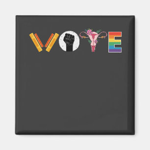 Imã Livros VOTE Útero Apoio LGBT