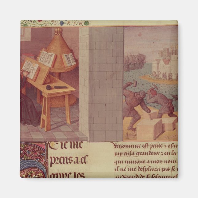 Imã Livy Escrevendo e Fundação de Roma (Frente)