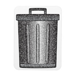 Ímã Lixo da Glitter