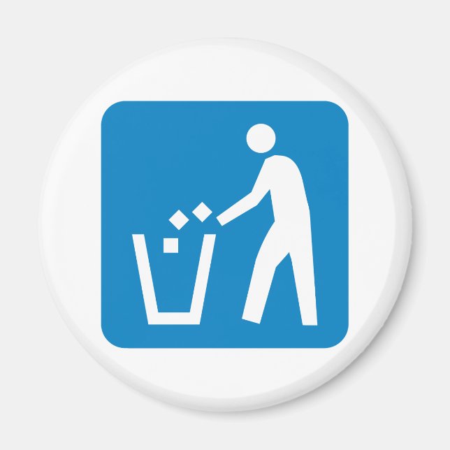 Imã Lixo / Lixo / Recusar Sinal de Estrada (Frente)