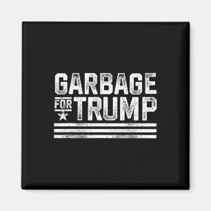 Imã Lixo para Trump 2024 Lixo Trump Vintage Lixo para