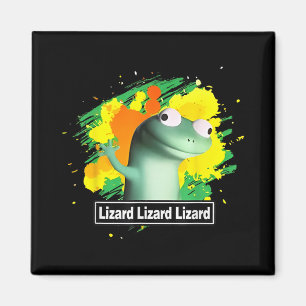 Imã Lizard Lizard Camisa Engraçado Weircore Animal