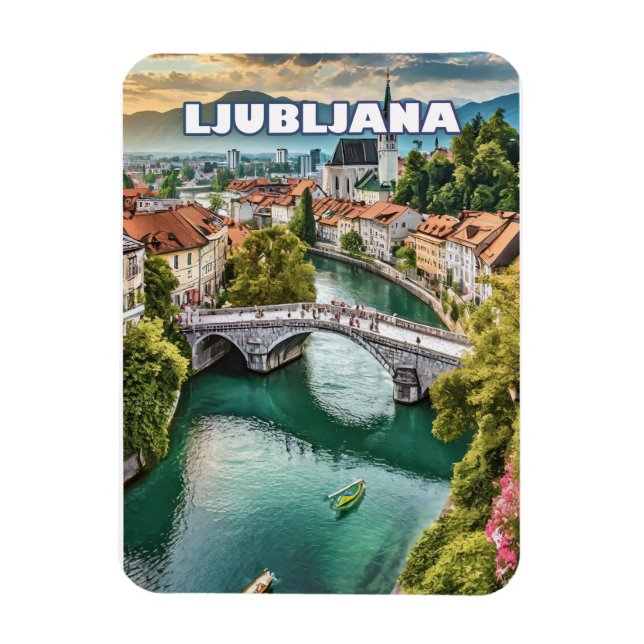 Ímã Ljubljana, joyau slovène (Vertical)