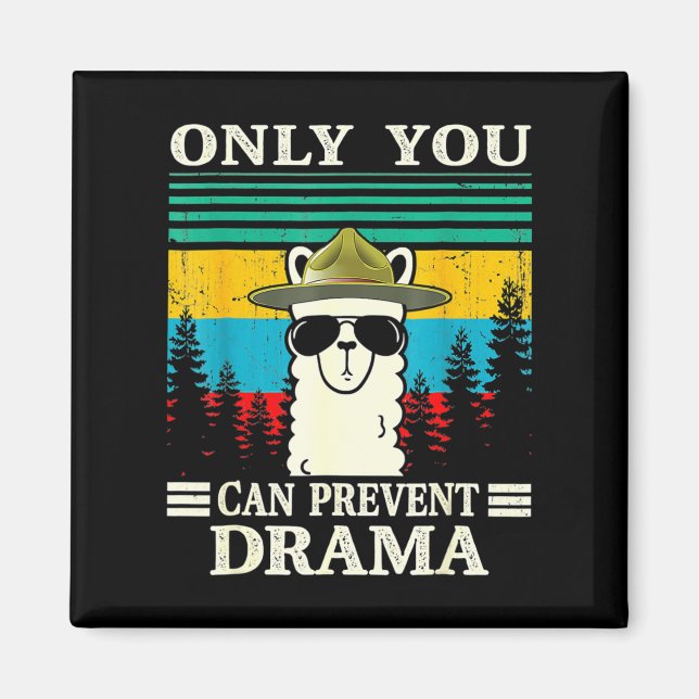 Imã Llama Acampando Apenas Você Pode Impedir Drama Vin (Frente)