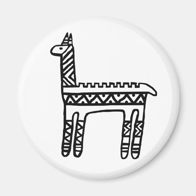 Imã Llama-BW (Frente)