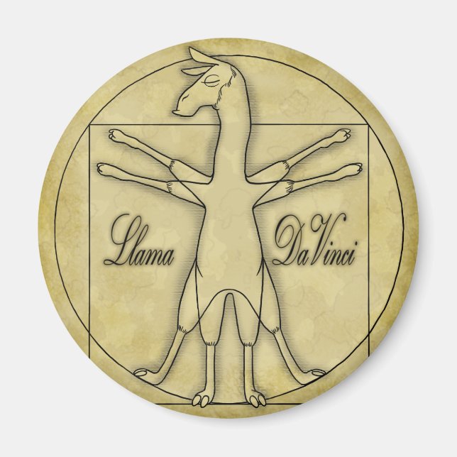 Imã Llama Da Vinci (Frente)