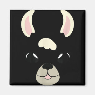 Imã Llama Face Halloween Costume Alpaca Amantes
